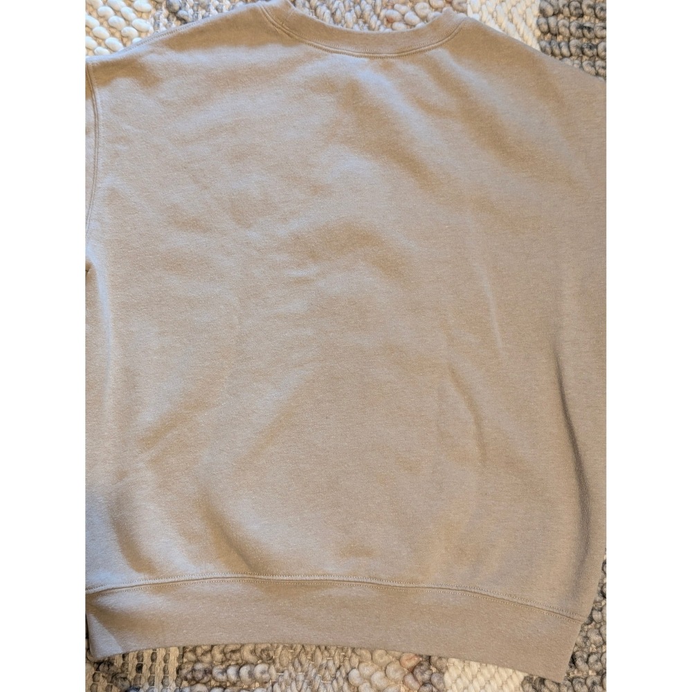 Disney Winnie the Pooh Embroidered Sweatshirt Tan Crewneck Small Bees Daisies - Picture 3 of 8